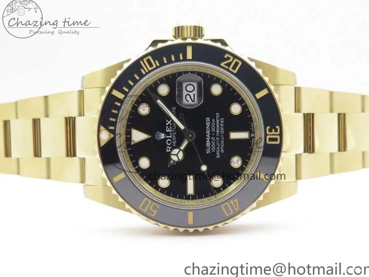 MiroTime 0113 Submariner 41mm 126613 LN YG BP Maker Best Edition Black Dial on YG Bracelet OnTrend 2573